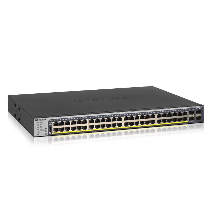 NETGEAR GS752TP Managed L2/L3/L4 Gigabit Ethernet (10/100/1000) Power over Ethernet (PoE) 1U Black